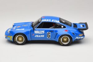 Porsche 911 RSR #6 Wallys Jeans Nurburgring 1974 Spark 1:18 18S088 Gyanta – 3. kép a 6-ből