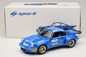 Porsche 911 RSR #6 Wallys Jeans Nurburgring 1974 Spark 1:18 18S088 Gyanta – 6. kép a 6-ből
