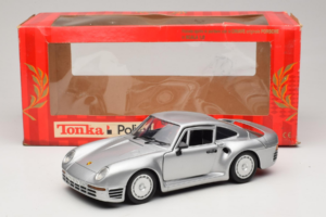 Porsche 959 Ezüst Tonka 1:18 22213 Fém – 8. kép a 8-ből