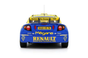 Renault Megane Maxi #33 P. Bugalski / J-P. Chiaroni Rally Sanremo 1998 Otto 1:18 OT1195 Gyanta – 5. kép a 5-ből