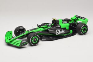 Stake Kick Sauber C44 G. Zhou Emilia Romagna GP 2024 Minichamps 1:18 117240124 Gyanta