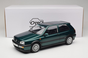 Volkswagen Golf Mk3 VR6 Carat Dragon Green Otto 1:12 G099 Gyanta – 6. kép a 6-ből