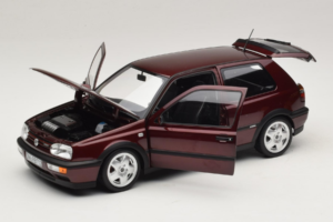 Volkswagen Golf VR6 Mk3 Indian Red Limitált Kiadás Norev 1:18 188505 Fém – 2. kép a 8-ből