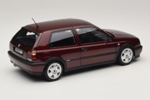 Volkswagen Golf VR6 Mk3 Indian Red Limitált Kiadás Norev 1:18 188505 Fém – 3. kép a 8-ből
