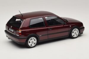 Volkswagen Golf VR6 Mk3 Indian Red Limitált Kiadás Norev 1:18 188505 Fém – 3. kép a 8-ből
