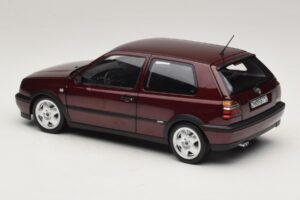 Volkswagen Golf VR6 Mk3 Indian Red Limitált Kiadás Norev 1:18 188505 Fém – 7. kép a 8-ből