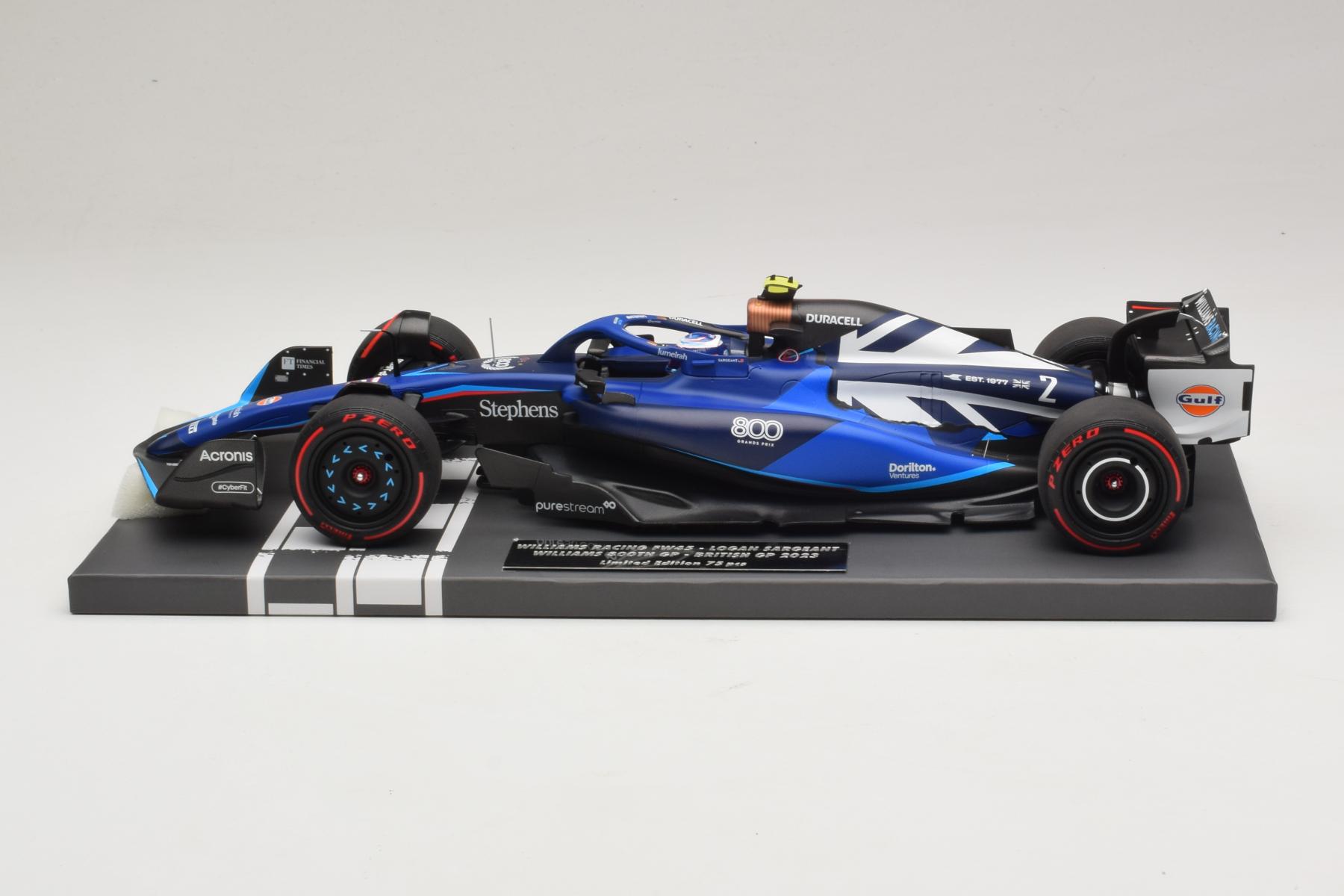 Minichamps Williams FW45 1:18 Sargeant Brit GP 2023