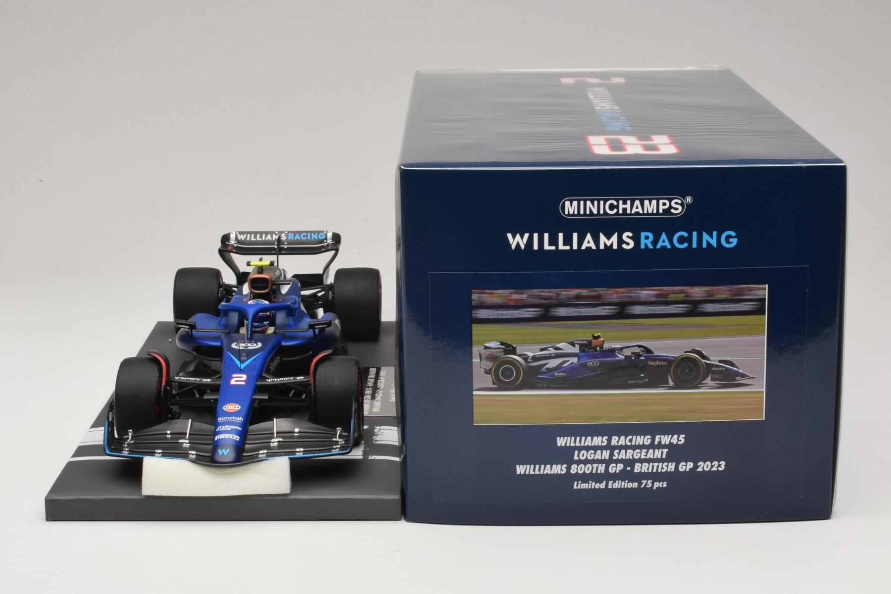 Minichamps Williams FW45 1:18 Sargeant Brit GP 2023