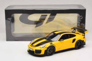 Porsche 911 GT2 RS 991.2 Nurburgring Lap Record Sárga GT Spirit 1:18 GT972 Gyanta – 6. kép a 6-ből