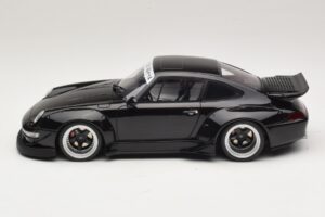 Porsche 911 993 RWB Fekete GT Spirit 1:18 GT587 Gyanta – 3. kép a 6-ből