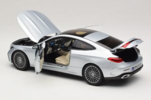 Mercedes CLE C236 Kupé Hightech Silver Norev 1:18 183939 Fém – 5. kép a 8-ből