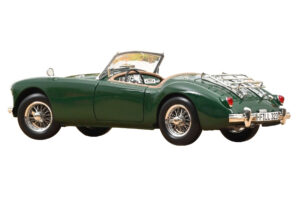 MG MGA British Racing Green Norev 1:18 182610 Fém – 3. kép a 5-ből