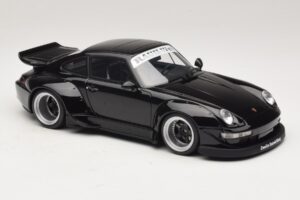Porsche 911 993 RWB Fekete GT Spirit 1:18 GT587 Gyanta – 4. kép a 6-ből