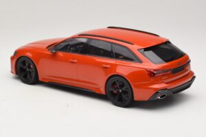 Audi RS6 C8 Avant Narancssárga Metálfényű Minichamps 1:18 155018012 Fém – 5. kép a 6-ből