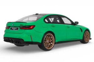 BMW M3 G80 CS Signal Green GT Spirit 1:18 GT976 Gyanta – 2. kép a 4-ből