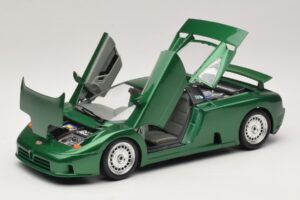 Bugatti EB110 Zöld Metálfényű Bburago 1:18 3003 Fém – 2. kép a 8-ből
