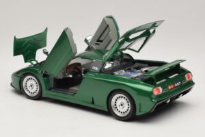Bugatti EB110 Zöld Metálfényű Bburago 1:18 3003 Fém – 5. kép a 8-ből