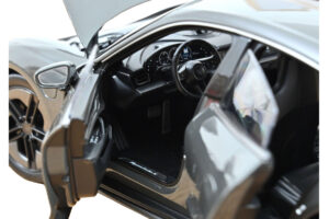 Porsche Taycan Turbo S Slate Grey Neo Norev 1:18 187654 Fém – 4. kép a 5-ből