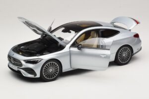 Mercedes CLE C236 Kupé Hightech Silver Norev 1:18 183939 Fém – 2. kép a 8-ből