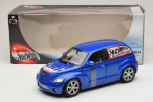 Chrysler PT Cruiser Szállító Kék Hot Wheels 1:18 29616 Fém – 7. kép a 7-ből