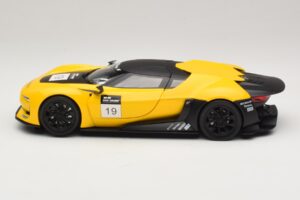 Citroen GT Sárga & Fekete Norev 1:18 181609 Fém – 4. kép a 8-ből