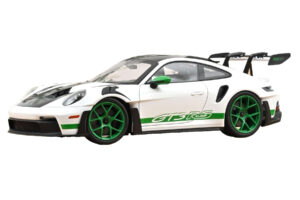 Porsche 911 992 GT3 RS Tribute to Carrera RS Fehér Python Green Norev 1:12 Porsche 911 992 GT3 RS Tribute to Carrera RS Fehér Python Green Norev 1:12 127535 Fém