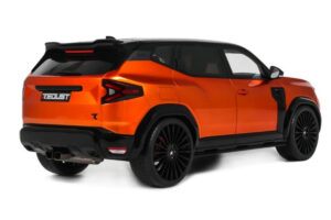 Dacia Duster Mk3 Redust Sport 4x2 Hybrid Metallic Orange Otto 1:18 OT1316 Gyanta – 2. kép a 4-ből