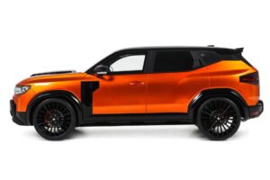 Dacia Duster Mk3 Redust Sport 4x2 Hybrid Metallic Orange Otto 1:18 OT1316 Gyanta – 3. kép a 4-ből