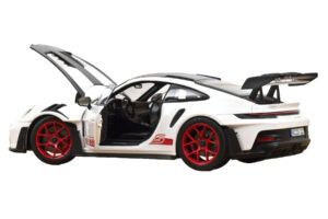 Porsche 911 992 GT3 RS Weissach Package Fehér Pyro Red Norev 1:18 187373 Fém – 2. kép a 3-ből