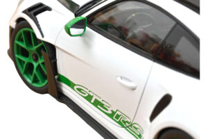 Porsche 911 992 GT3 RS Tribute to Carrera RS Fehér Python Green Norev 1:12 127535 Fém – 4. kép a 4-ből