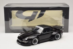 Porsche 911 993 RWB Fekete GT Spirit 1:18 GT587 Gyanta – 6. kép a 6-ből
