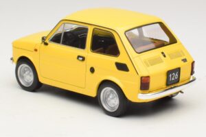Fiat 126 Sárga MCG 1:18 MCG18667 Fém – 4. kép a 6-ből