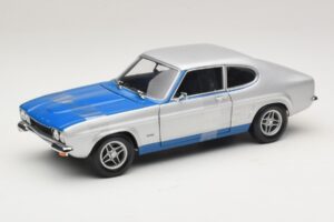 Ford Capri RS2600 Mk1 Silver Blue Minichamps 1:18 150089072 Fém