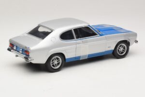 Ford Capri RS2600 Mk1 Silver Blue Minichamps 1:18 150089072 Fém – 2. kép a 6-ből