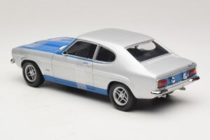 Ford Capri RS2600 Mk1 Silver Blue Minichamps 1:18 150089072 Fém – 5. kép a 6-ből