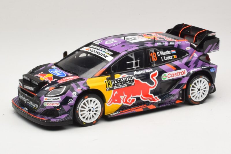 Ford Puma Rally1 #13 G. Munster / L. Louka Rally Monte Carlo 2025 IXO 1:18 Ford Puma Rally1 #13 G. Munster / L. Louka Rally Monte Carlo 2025 IXO 1:18 18RMC231B Fém