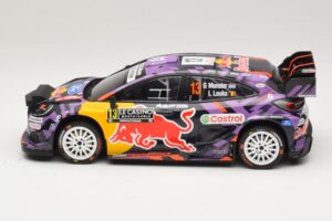Ford Puma Rally1 #13 G. Munster / L. Louka Rally Monte Carlo 2025 IXO 1:18 18RMC231B Fém – 3. kép a 6-ből