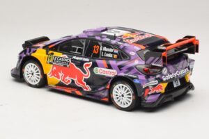 Ford Puma Rally1 #13 G. Munster / L. Louka Rally Monte Carlo 2025 IXO 1:18 18RMC231B Fém – 5. kép a 6-ből