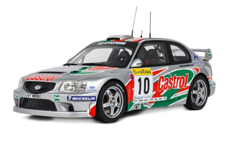Hyundai Accent WRC #10 A. McRae / D. Senior Rally Monte Carlo 2001 Otto 1:18 Hyundai Accent WRC #10 A. McRae / D. Senior Rally Monte Carlo 2001 Otto 1:18 OT1265 Gyanta