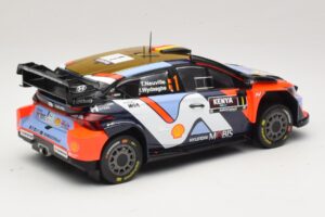 Hyundai i20 N Rally1 #1 T. Neuville / M. Wydaeghe Safari Rally Kenya 2025 IXO 1:18 18RMC247B Fém – 2. kép a 6-ből