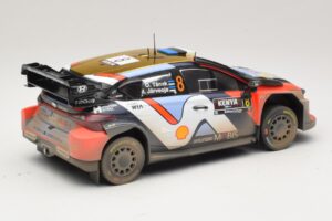 Hyundai i20 N Rally1 #8 O. Tanak / M. Jarveoja Safari Rally Kenya 2025 IXO 1:18 18RMC247A Fém – 2. kép a 6-ből