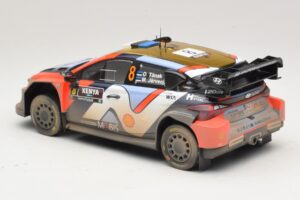 Hyundai i20 N Rally1 #8 O. Tanak / M. Jarveoja Safari Rally Kenya 2025 IXO 1:18 18RMC247A Fém – 5. kép a 6-ből