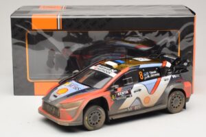 Hyundai i20 N Rally1 #8 O. Tanak / M. Jarveoja Safari Rally Kenya 2025 IXO 1:18 18RMC247A Fém – 6. kép a 6-ből