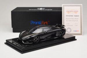 Koenigsegg Regera Fekete Karbon Csomag FrontiArt 1:18 F079-179 Gyanta – 7. kép a 7-ből