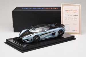 Koenigsegg Regera Kék Karbon Csomag FrontiArt 1:18 F079-173 Gyanta – 7. kép a 7-ből