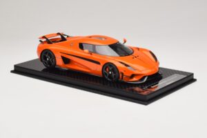 Koenigsegg Regera Narancssárga Karbon Csomag FrontiArt 1:18 F071-153 Gyanta – 4. kép a 7-ből