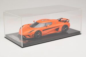 Koenigsegg Regera Narancssárga Karbon Csomag FrontiArt 1:18 F071-153 Gyanta – 6. kép a 7-ből