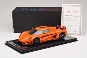 Koenigsegg Regera Narancssárga Karbon Csomag FrontiArt 1:18 F071-153 Gyanta – 7. kép a 7-ből
