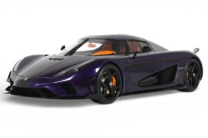 Koenigsegg Regera Lila GT Spirit 1:18 GT973 Gyanta – 2. kép a 2-ből