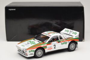 Lancia 037 #2 A. Bettega / M. Perissinot Rally San Marino 1984 Kyosho 1:18 08306F Fém – 8. kép a 8-ből
